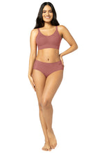Load image into Gallery viewer, Amante Invisi Breathe Non-Padded Non-Wired Cotton Bra - Brick Dust 106701