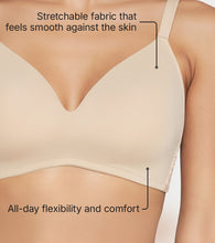 Load image into Gallery viewer, Enamor Drip T Shirt Bra for Women Padded, Wire-Free, Medium Coverage - SMB03 (Pale Skin)