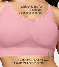 Load image into Gallery viewer, Enamor FlexiFree F037 Ultimate Comfort Seamless No -pinch T-shirt Bra for Women- High Coverage, Padded and Wirefree - Orchid Smoke