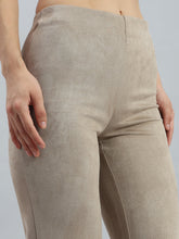 Load image into Gallery viewer, Go Colors Light Brown Suede Bell Bottom