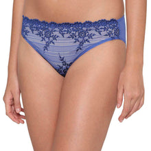 Load image into Gallery viewer, Wacoal Embrace Lace Low Waist Medium Coverage Bridal Wear Lace Bikini Panty - Dark Blue 64391