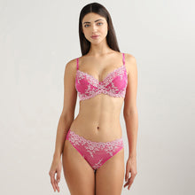 Load image into Gallery viewer, Wacoal Embrace Lace Low Waist Medium Coverage Bridal Wear Lace Bikini Panty-Dark Pink 64391
