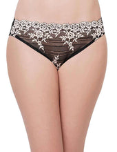 Load image into Gallery viewer, Wacoal Embrace Lace Low Waist Medium Coverage Bridal Wear Lace Bikini Panty - Black 64391
