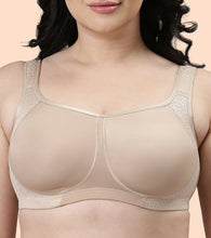Load image into Gallery viewer, Enamor Side Shaper, Double layer Compression Fabric for Cups Women's Everyday Fashion Full Support Minimizer Bra - Non-Padded, Wirefree, High-Coverage - F048