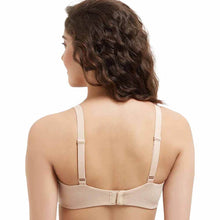 Load image into Gallery viewer, Wacoal Essentials Padded Wired 3/4th Cup Everyday Wear Cotton Blend T-Shirt Bra - Beige IB5441
