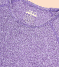 Load image into Gallery viewer, Enamor Athleisure Womens E089-Short Sleeve Scoop Neck Slim Active Graphic Tee