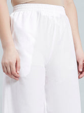 Load image into Gallery viewer, Go Colors White Hakoba Wide Pant