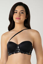 Load image into Gallery viewer, Amante Femme Lace Padded Wired Multiway Bra - Black 06301