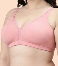 Load image into Gallery viewer, Enamor Plush Comfort, Side Support and Lift Women's Everyday Full Support Plunge Bra - All Day Comfort, Non-Padded, Wirefree, High-Coverage - F024