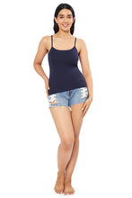 Load image into Gallery viewer, Amante Cotton Camisole - Midnight 77201