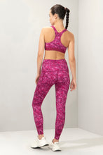 Load image into Gallery viewer, Amante Energize Medium Impact Round Neck Sports Bra - Mosaic Print 98701