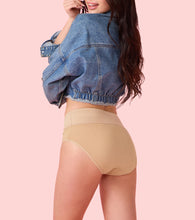 Load image into Gallery viewer, Enamor CW01 Cotton Classic, All Day Comfort, High Waist Brief - Breathable, Antimicrobial with Stain Release, Outer Brushed Wide Elastic, Full Coverage - Pack of 1 (Skin)