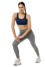 Load image into Gallery viewer, Amante Energize Medium Impact Round Neck Sports Bra - Pageant Blue 98701