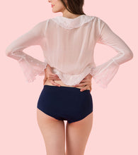 Load image into Gallery viewer, Enamor IP37 Innovations Flexi Free, Comfy Essentials, No Visible Panty Lines, All Day Comfort, Mid Waist Brief Panty for Women - Regular Coverage (Lisbon Blue)