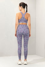 Load image into Gallery viewer, Amante Energize Medium Impact Round Neck Sports Bra - Abstract Paint Print 98701