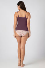 Load image into Gallery viewer, Amante Modal Lace Camisole - Eggplant 82801
