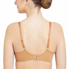 Load image into Gallery viewer, Wacoal Looping Padded Non-wired 3/4th Cup Everyday Wear Medium coverage Lace Bra - Brown LSF100
