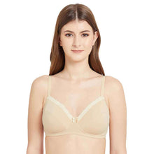 Load image into Gallery viewer, Wacoal Essentials Non-padded Non-wired Full Cup Everyday Wear Cotton Blend T-Shirt Bra - Beige IB5090