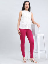 Load image into Gallery viewer, Go Colors Dark Rose Ponte Smart Fit Leggings