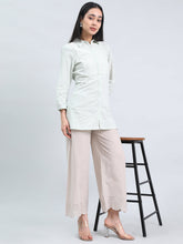 Load image into Gallery viewer, Go Colors Light Beige Cotton Hakoba Palazzo