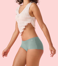 Load image into Gallery viewer, Enamor PS40 Innovations Invisi, All Day Comfort, Mid Waist Boyshorts Panty for Women - No Visible Panty Lines, Breathable, Sweat wicking, Free Cut, Full Coverage - Pack of 1 (Jadeite)