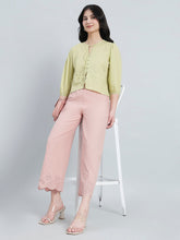 Load image into Gallery viewer, Go Colors Baby Pink Cotton Hakoba Palazzo