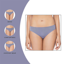 Load image into Gallery viewer, Wacoal Essentials Low Waist Medium Coverage Everyday Wear Bikini Panty - Blue IP57070IN