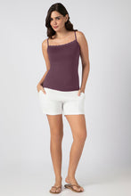 Load image into Gallery viewer, Amante Modal Lace Camisole - Eggplant 82801