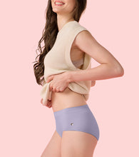 Load image into Gallery viewer, Enamor IP37 Innovations Flexi Free, Comfy Essentials, No Visible Panty Lines, All Day Comfort, Mid Waist Brief Panty for Women - Regular Coverage (Pastel Lilac)