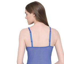 Load image into Gallery viewer, Wacoal Embrace Lace Non Padded Non Wired Bridal Wear Short Lace Babydoll Chemise - Blue 814191