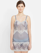 Load image into Gallery viewer, Wacoal Embrace Lace Non Padded Non Wired Bridal Wear Short Lace Babydoll Chemise - Blue 814191