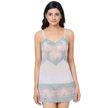 Load image into Gallery viewer, Wacoal Embrace Lace Non Padded Non Wired Bridal Wear Short Lace Babydoll Chemise - Grey 814191