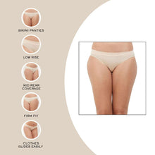 Load image into Gallery viewer, Wacoal B-Smooth Low Waist Medium Coverage Everyday Wear Seamless Bikini Panty - Beige 832175