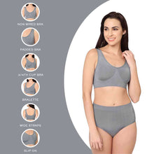 Load image into Gallery viewer, Wacoal B-Smooth Padded Non-wired Full Cup Everyday Wear Full coverage Bralette - Grey 835275