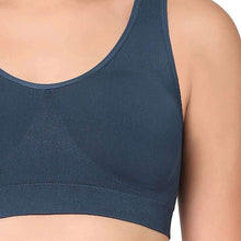 Load image into Gallery viewer, Wacoal B-Smooth Padded Non-wired Full Cup Everyday Wear Full coverage Bralette - Navy Blue 835275