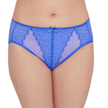 Load image into Gallery viewer, Wacoal Retro Chic High Waist Full Coverage Everyday Wear Lace Panty - Blue 841186