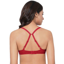 Load image into Gallery viewer, Wacoal Halo Lace Non Padded Wired Full Cup Bridal Wear Plus Size Lace Bra - Red 851205
