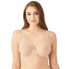 Load image into Gallery viewer, Wacoal Halo Lace Non-Padded Wired Full Cup Lace Everyday Comfort Bra - Beige 851205