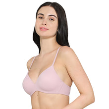 Load image into Gallery viewer, Wacoal How Perfect Padded Non-wired 3/4th Cup Medium Coverage Seamless T-Shirt Bra - Pink 852189