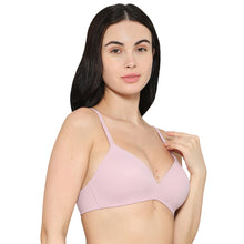 Load image into Gallery viewer, Wacoal How Perfect Padded Non-wired 3/4th Cup Medium Coverage Seamless T-Shirt Bra - Pink 852189
