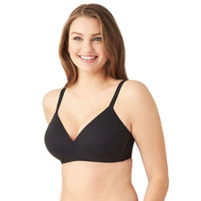 Load image into Gallery viewer, Wacoal How Perfect Padded Non-wired 3/4th Cup Medium Coverage Seamless T-Shirt Bra - Black 852189