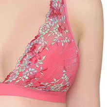 Load image into Gallery viewer, Wacoal Embrace Lace Non Padded Non Wired 3/4th Cup Bridal Wear Medium coverage Lace Bralette - Pink 852191