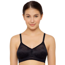 Load image into Gallery viewer, Wacoal Back Appeal Non Padded Non-Wired Full Cup Everyday Wear Plus Size Seamless Full Support Bra - Black 852303