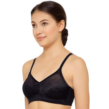 Load image into Gallery viewer, Wacoal Back Appeal Non Padded Non-Wired Full Cup Everyday Wear Plus Size Seamless Full Support Bra - Black 852303