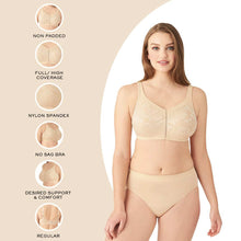 Load image into Gallery viewer, Wacoal Awareness Non Padded Non-Wired Full Cup Comfort Strap Everyday Wear Plus Size Full Support Bra - Beige 85276