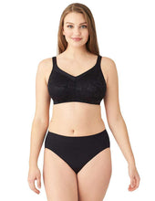 Load image into Gallery viewer, Wacoal Awareness Non Padded Non-Wired Full Cup Comfort Strap Everyday Wear Plus Size Full Support Bra - Black 85276