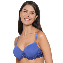 Load image into Gallery viewer, Wacoal Embrace Lace Contour Padded Wired 3/4th Cup Everyday Wear Medium coverage T-Shirt Bra - Dark Blue 853191