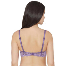 Load image into Gallery viewer, Wacoal Embrace Lace Contour Padded Wired 3/4th Cup Everyday Wear Medium coverage T-Shirt Bra - Purple 853191
