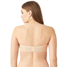 Load image into Gallery viewer, Wacoal Halo Lace Non Padded Wired Half Cup Bridal Wear Plus Size Strapless Lace Bra - Beige 854205