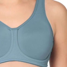 Load image into Gallery viewer, Wacoal Sport Non Padded Wired Full Coverage Full Support High Intensity Sports Bra - Blue 855170